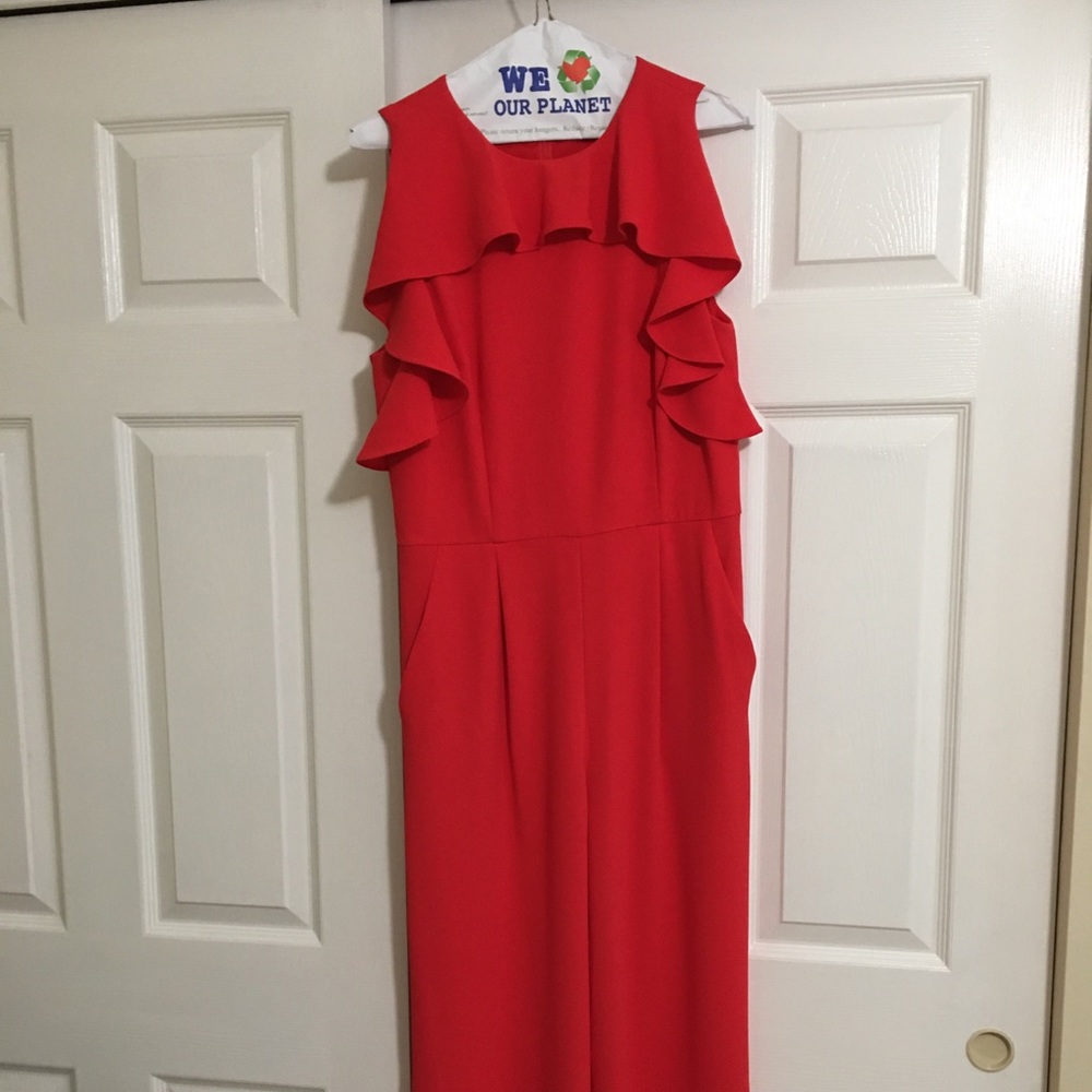 Antonio Melani blood orange jumpsuit